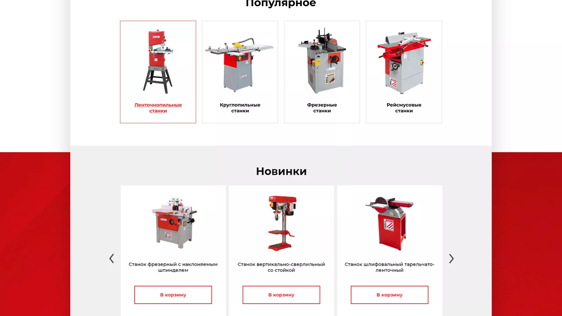 Создание сайта компании «HOLZMANN Maschinen GmbH» в Медвежьегорске