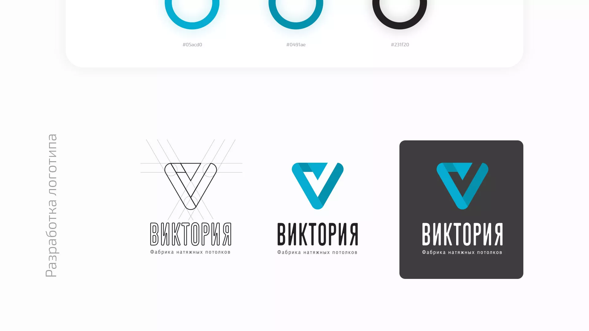 Разработка фирменного стиля компании по продаже и установке натяжных потолков в Медвежьегорске