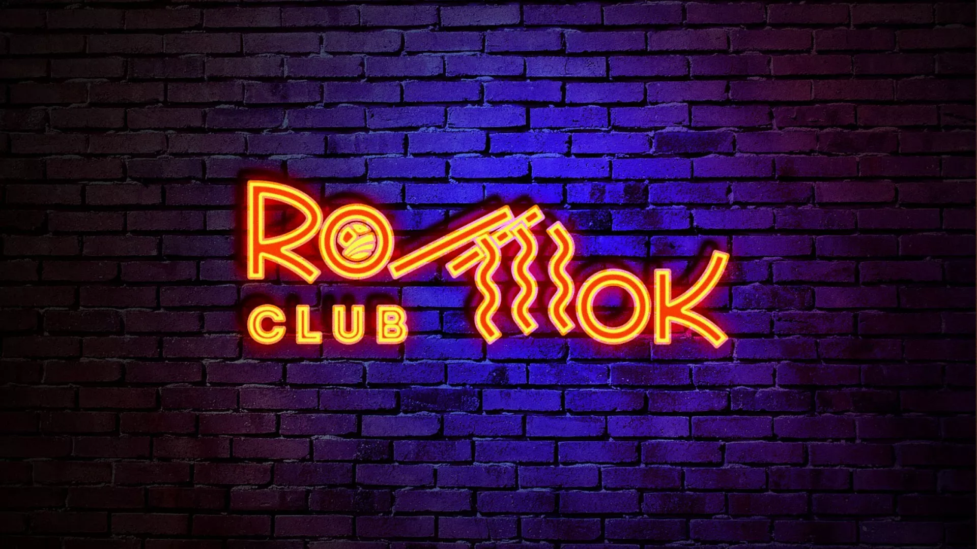 Разработка интерьерной вывески суши-бара «Roll Wok Club» в Медвежьегорске